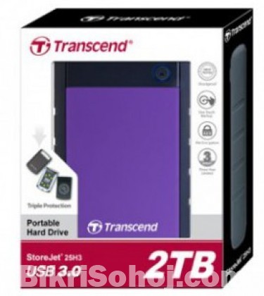 Transcend J25H3 2TB USB 3.0 Portable Hard Disk